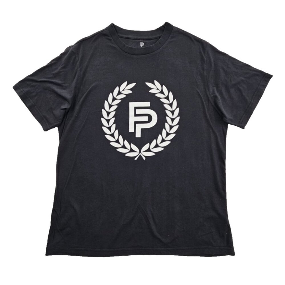 Organic Cotton Tee Shirt Men's XL Large Black Short Sleeve Flint Park  Logo NEW